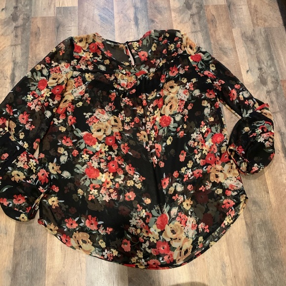 Pleione floral long sleeve blouse - Picture 6 of 10